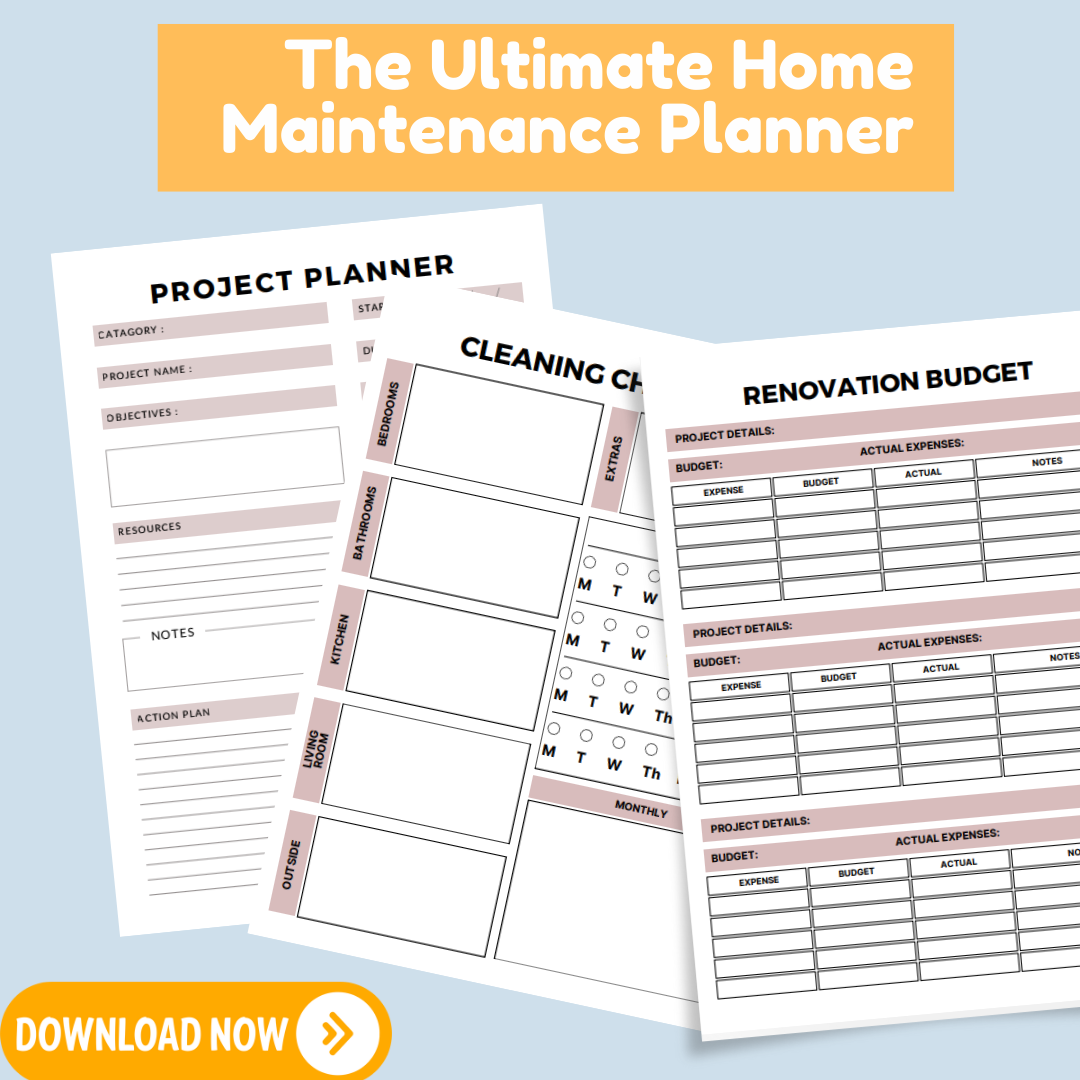 The Ultimate Home Maintenance Planner